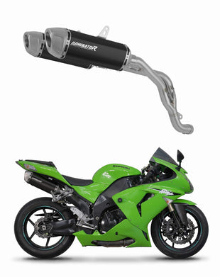Kawasaki ZX10R 2006 - 2007 Exhaust Silencer Muffler S6 BLACK + dB killer