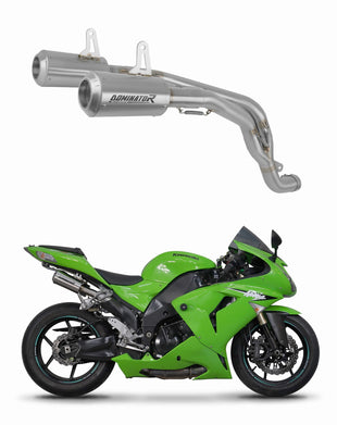 Kawasaki ZX10R 2006 - 2007 Exhaust Silencer Muffler GPS + dB killer