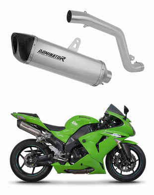 Kawasaki ZX10R 2006 - 2007 Right Side Exhaust Silencer Muffler Titanium HP6 + dB killer