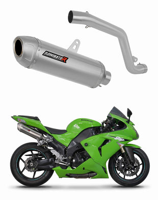 Kawasaki ZX10R 2006 - 2007 Right Side Exhaust Silencer Muffler S6 + dB killer