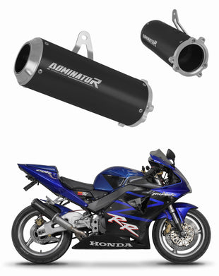 Honda CBR 954 2002 - 2003 Exhaust Silencer Muffler GP BLACK + dB killer