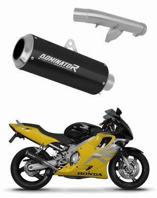 Honda CBR 600 F4 1999 - 2000 Exhaust Silencer Muffler GP BLACK + dB killer