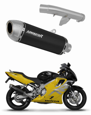 Honda CBR 600 F4 1999 - 2000 Exhaust Silencer Muffler S6 BLACK + dB killer