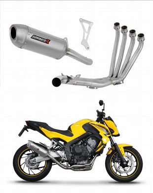 Honda CB 650 F 2014 - 2018 Full Exhaust System Collector Silencer S6 + dB killer