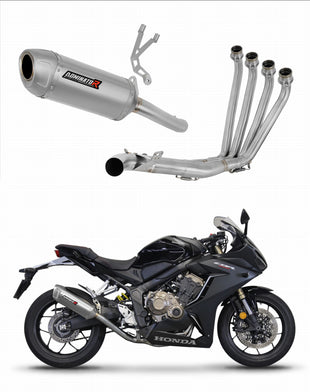 Honda CB 650 R 2019 - 2023 Full Exhaust System Collector Silencer S6 + dB killer