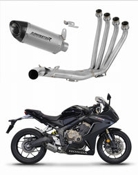 Honda CB 650 R 2019 - 2023 Full Exhaust System Collector Silencer Titanium HP8 + dB killer 20 m.