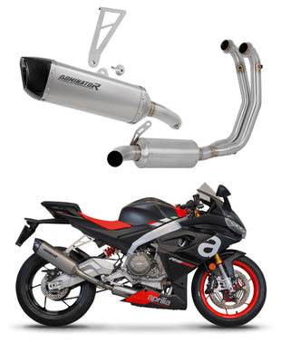 Aprilia RS 660 2020 - 2024 Full Exhaust System Silencer Titanium HP6 + dB killer medium