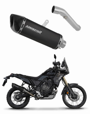 Yamaha Tenere 700 2019 - 2020 Exhaust Silencer Muffler HP6 BLACK + dB killer