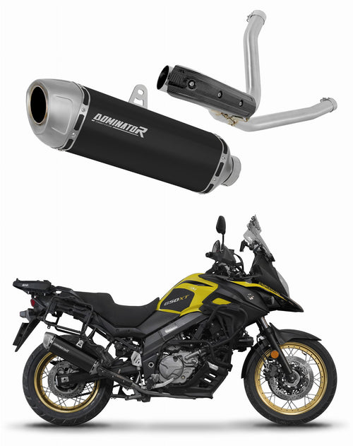 Suzuki DL 650 V-Strom 2017 - 2025 Exhaust Silencer Muffler S6 BLACK + dB killer