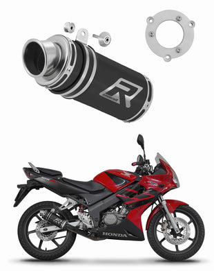 Honda CBR 125 2004 - 2010 Exhaust Silencer Muffler GP1 BLACK + dB killer