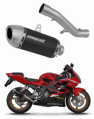 Honda CBR 600 F4i Sport 2001 - 2006 Exhaust Silencer Muffler S6 Shorty BLACK + dB killer