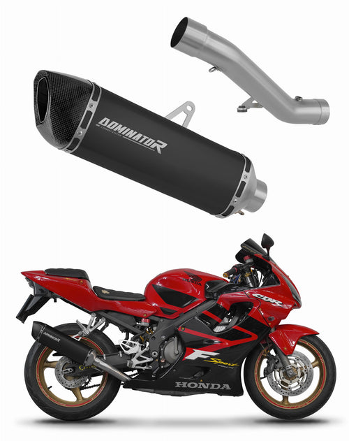 Honda CBR 600 F4i Sport 2001 - 2006 Exhaust Silencer Muffler HP6 BLACK + dB killer
