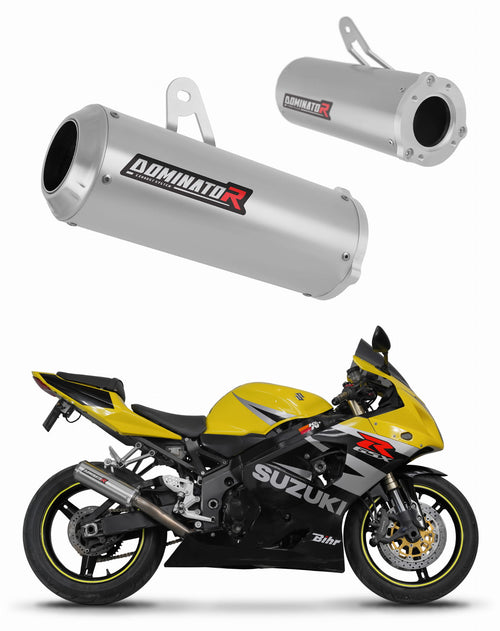 Suzuki GSXR 1000 K1 - K4 2001 - 2004 Exhaust Silencer Muffler GP + dB killer