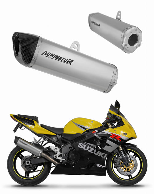 Suzuki GSXR 750 K1-K5 2001 - 2005 Exhaust Silencer Muffler Titanium HP6 + dB killer