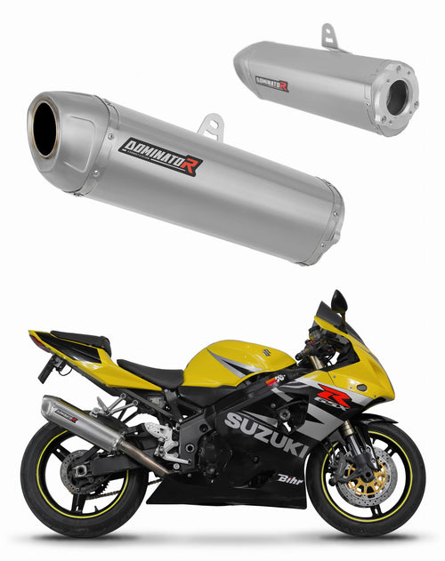 Suzuki GSXR 750 K1-K5 2001 - 2005 Exhaust Silencer Muffler S6 + dB killer