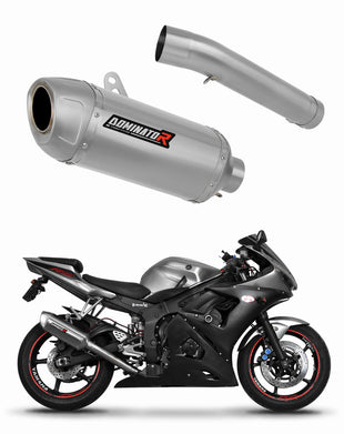 Yamaha YZF R6 2003 - 2005 Exhaust Silencer Muffler S6 Shorty + dB killer