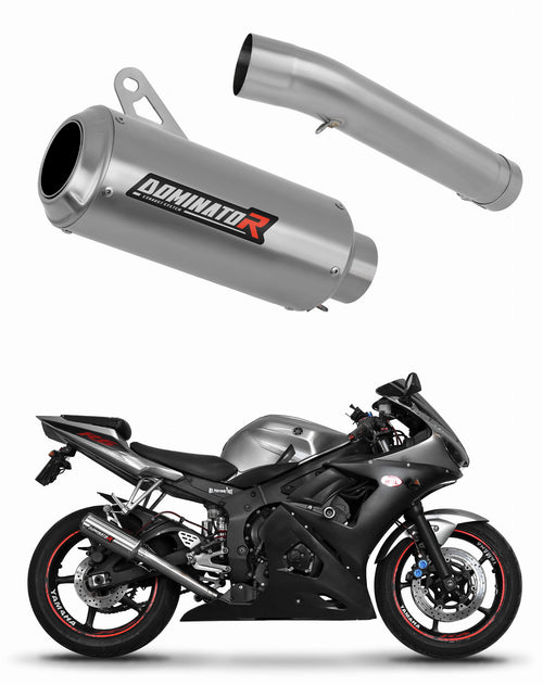 Yamaha YZF R6 2003 - 2005 Exhaust Silencer Muffler GP + dB killer