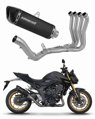 Honda CB 1000 Hornet / SP 2025 Full Exhaust System Collector Silencer HP6 BLACK + dB killer