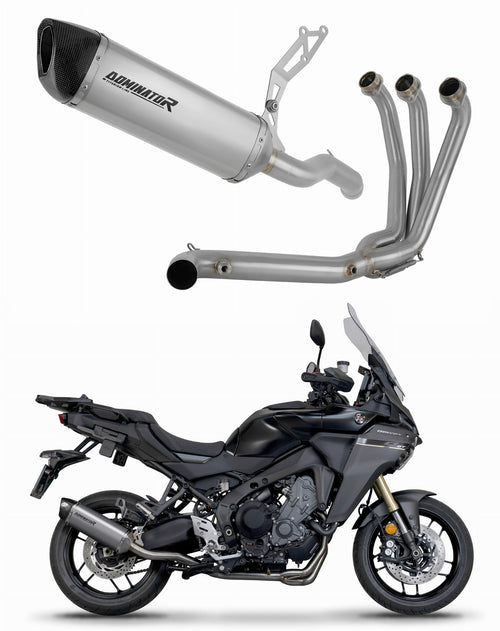 Yamaha Tracer 9 / GT 2025 Full Exhaust System Collector Silencer Titanium HP6 + dB killer