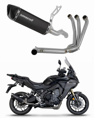 Yamaha Tracer 9 / GT 2025 Full Exhaust System Collector Silencer HP6 BLACK + dB killer