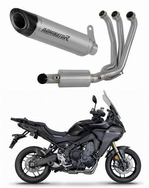 Yamaha Tracer 9 / GT 2025 Full Exhaust System Collector Silencer Titanium HP8 EX + dB killer