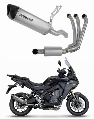 Yamaha Tracer 9 / GT 2025 Full Exhaust System Collector Silencer Titanium HP6 EX + dB killer