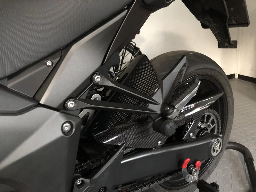 Kawasaki Z 1000 2010-2024 Carbon Fiber Rear Hugger with Chain Cover
