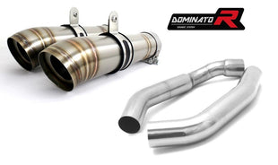 Honda CBR 1000F DUAL 1988 - 2000 Exhaust Silencer Muffler GP2 + dB killer medium