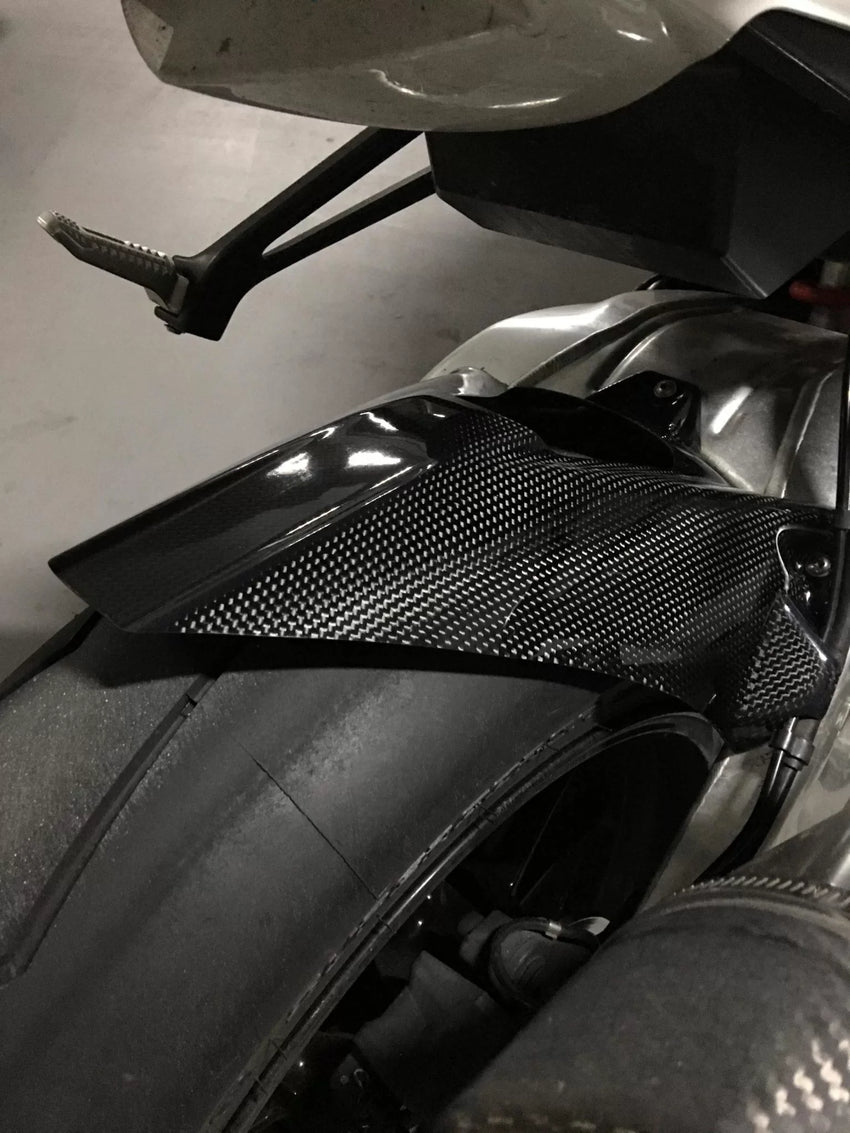 BMW S 1000RR 2009-2018 Carbon Fiber Rear Hugger with Chain Cover ABS