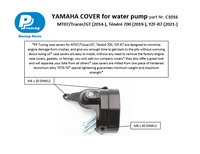 Aluminium Alloy Cover for water pump Yamaha