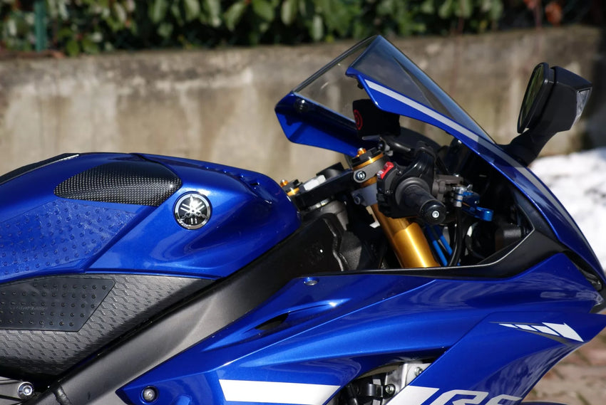 2020 R6 Frame Sliders YAMAHA R6 2017-2024 Carbon Fiber Tank Sliders – Motardas