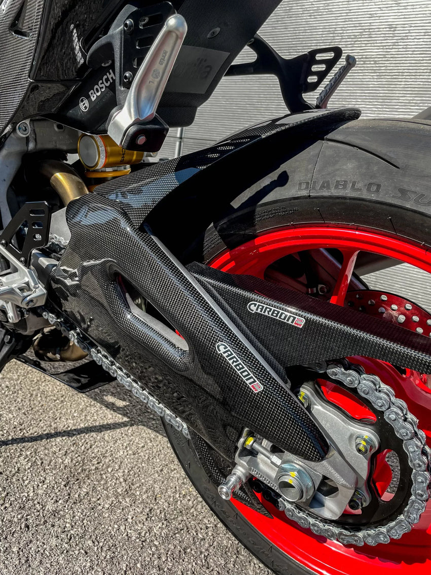 APRILIA RSV4 2015-2020 RR / RF Carbon Fiber Swingarm Covers
