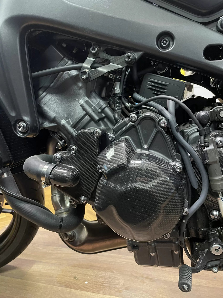 YAMAHA Tracer 9 GT 2021-2024 Carbon Fiber Engine Covers (set 4-pieces)