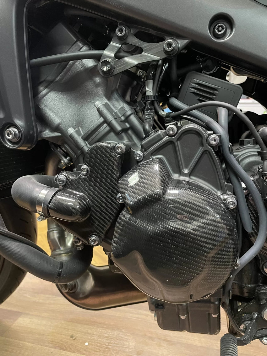 YAMAHA Tracer 9 GT 2021-2024 Carbon Fiber Engine Covers (set 4-pieces)