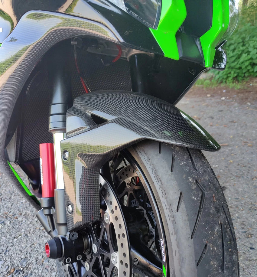 Kawasaki Ninja H2/H2R/H2SX Carbon Fiber Front Fender