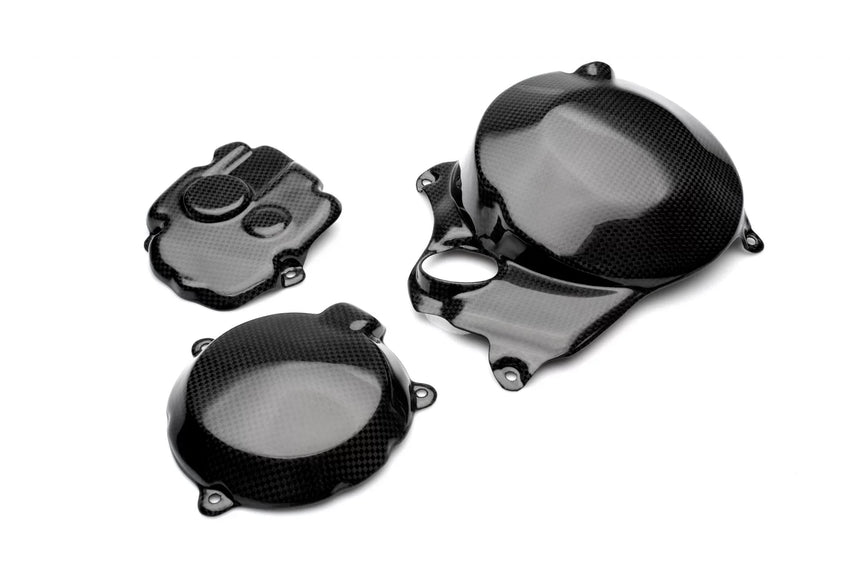 KAWASAKI ZX10R 2011-2024 Carbon Fiber Engine Covers (set 3-pieces)