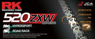 RK ZXW - EXTREME SUPERBIKE Chain - 520