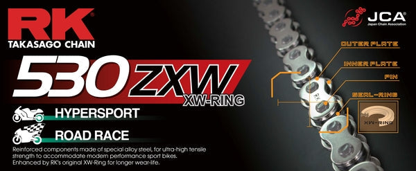 RK ZXW - EXTREME SUPERBIKE Chain - 530