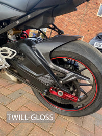 BMW S 1000RR 2009-2018 Carbon Fiber Rear Hugger with Chain Cover