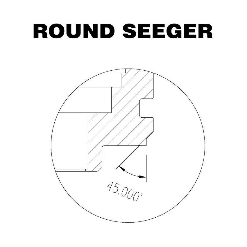 Seal Head Repair Kit 40x14 Round Seeger