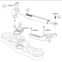 Ohlins Steering Damper SD 042 Kawasaki ZX6R 636 2013 - 2024