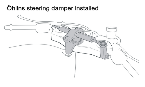 Ohlins Steering Damper SD 055 Yamaha YZF-R6 2017 - 2024
