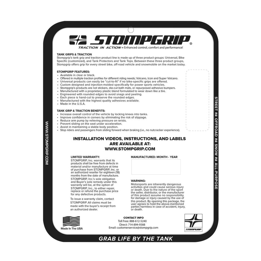 GSX-R 1000 2007 - 2008 Tank Grips