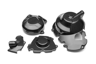 YAMAHA MT09 FZ09 2021-2025 Carbon Fiber Engine Covers (set 4-pieces)