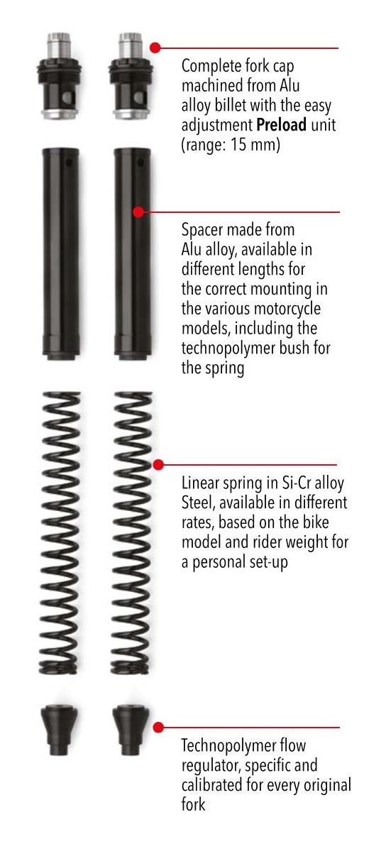 Fork Spring KIT FKE SV 650 2003 - 2012