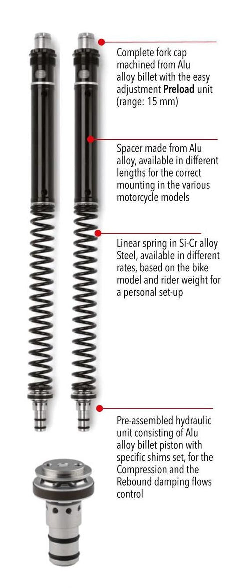 Fork Spring KIT FSE TRIUMPH BONNEVILLE 1200 T120 2016 - 2020