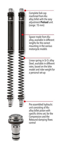 Fork Spring KIT FSE SV 650 2016+