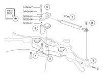 Ohlins Steering Damper SD 020 Yamaha YZF-R6 2006 - 2016